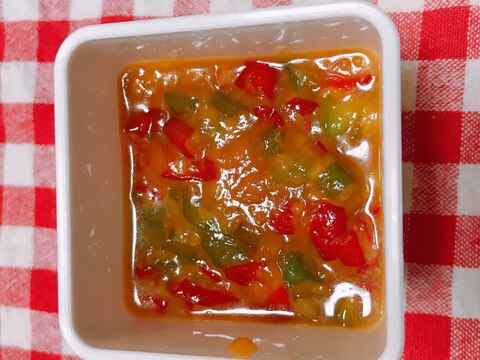 ピーマンにんにく味噌